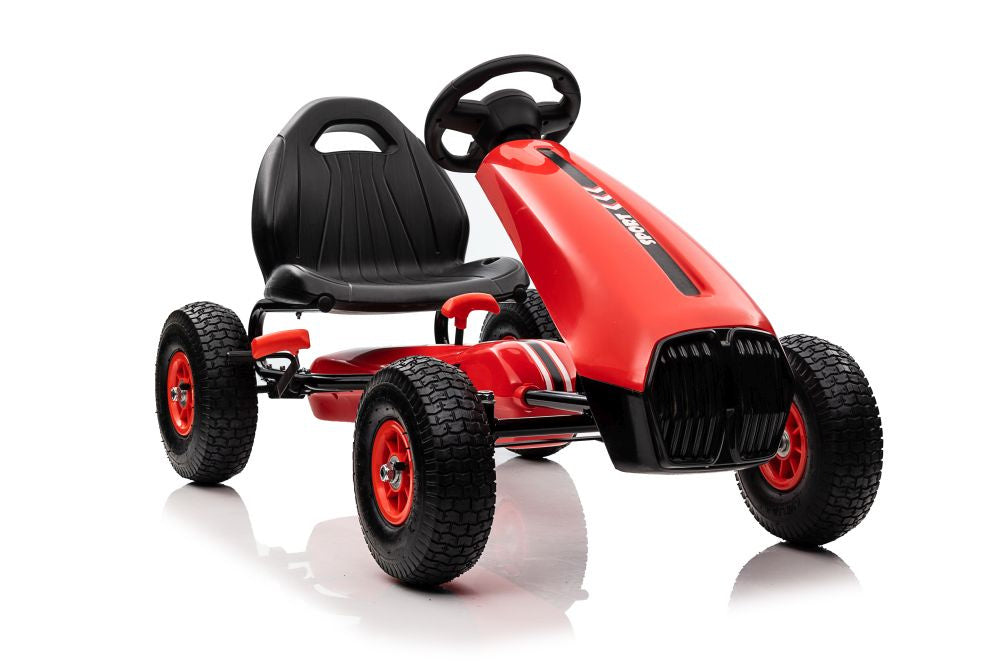 Kart cu pedale G208, rosu, Lean 11908