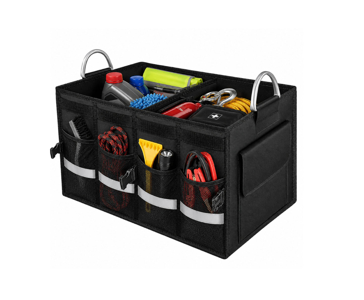 Geanta pliabila pentru portbagaj auto, 50 l, negru, Lean 30866