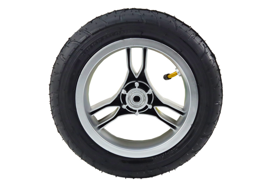 Roata din plastic cu anvelopa de cauciuc Pro600 spate, Lean 14553