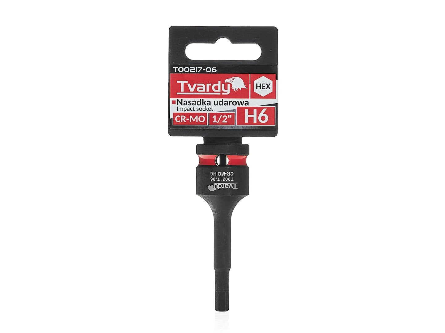 Cheie tubulara de impact HEX 1 / 2", H6, Cr-Mo, Tvardy T00217-06