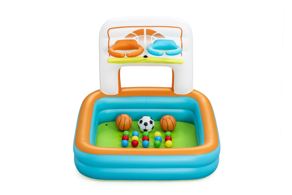 Spatiu de joaca gonflabil Kick n' Swish 3 in 1, 120 x 107 x 84 cm, Bestway 21187