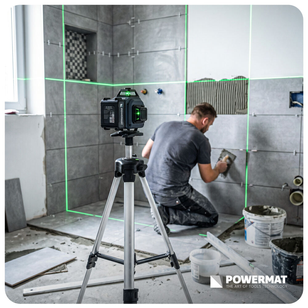 Trepied pentru nivela laser PM-SPLK-1.2M, 43–120 cm, Powermat PM1585