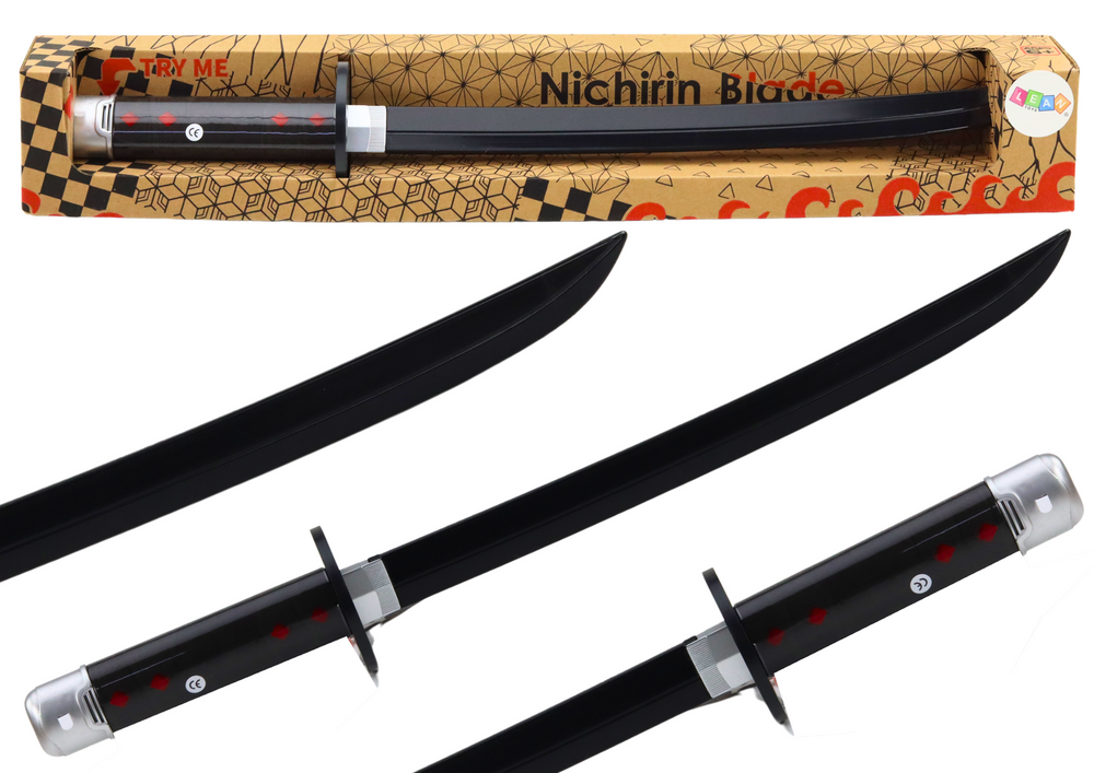 Sabie Samurai Nichirin cu baterii si sunete, negru, Lean 11145