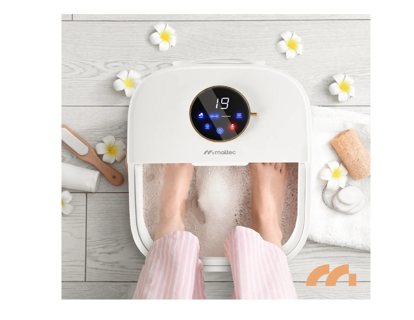 Aparat 2 in 1 masaj / hidromasaj pentru picioare Pro-Hydro500W, 220V, MalTec 112409