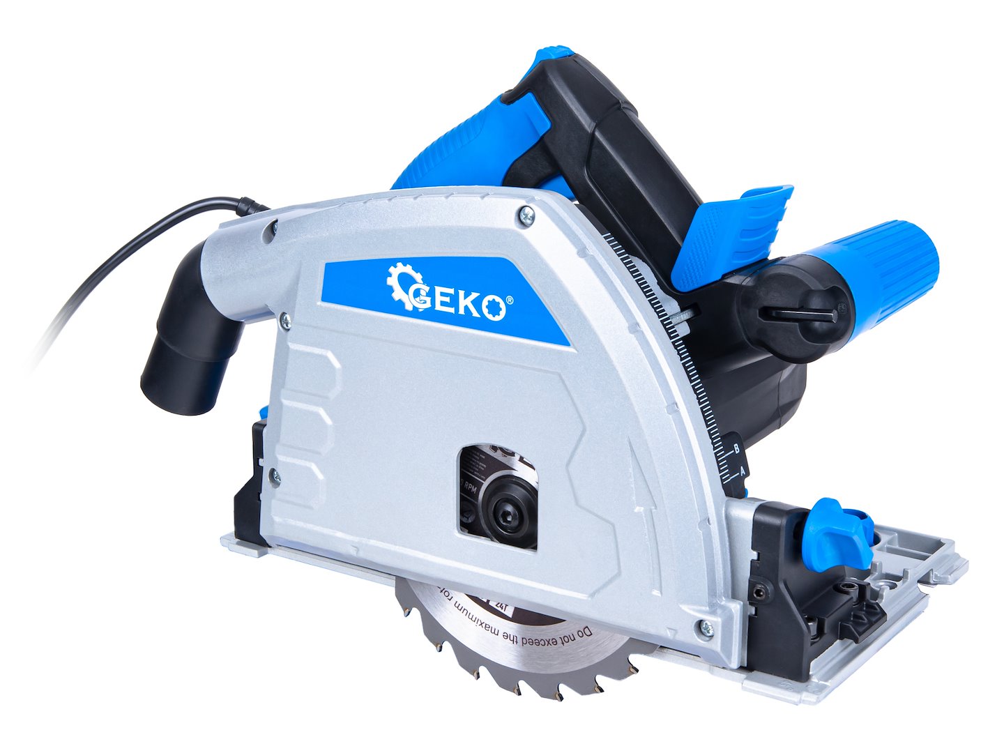 Fierastrau circular cu sina ghidaj, 1200 W, 165 mm, Geko G80753