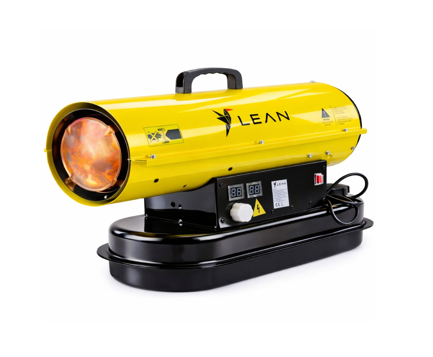 Incalzitor industrial cu afisaj LCD si termostat, 20 kW, Lean 27097
