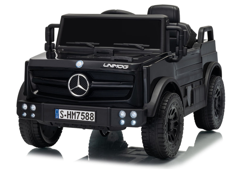 Masinuta electrica Mercedes Unimog HM7588 6V4Ah, negru, Lean 29491