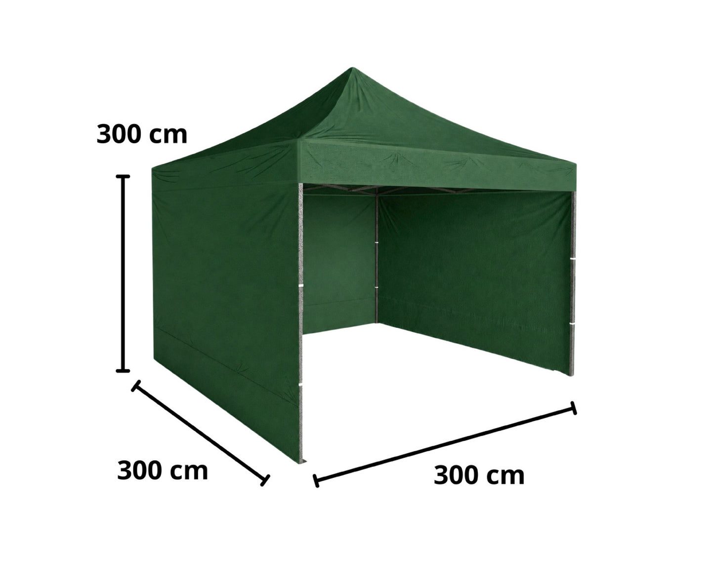 Pavilion de gradina, verde, 3 x 3 m, Lean 29330