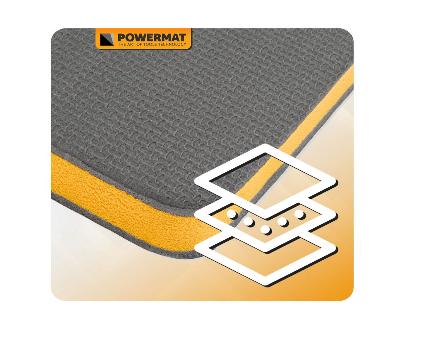 Covoras pliabil pentru atelier PM-MWR-117T, 1117 mm x 400 mm x 30 mm, Powermat PM1424