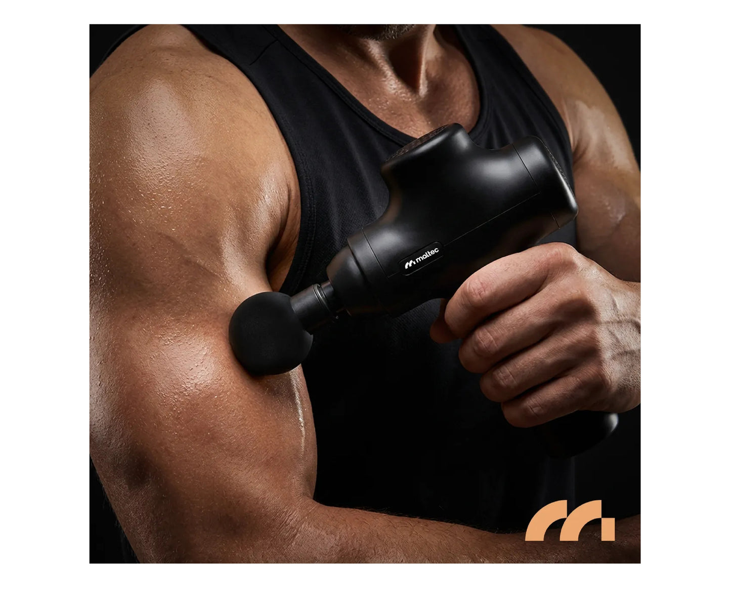 Pistol de masaj cu 6 capete interschimbabile, 4 viteze, MalTec 113859