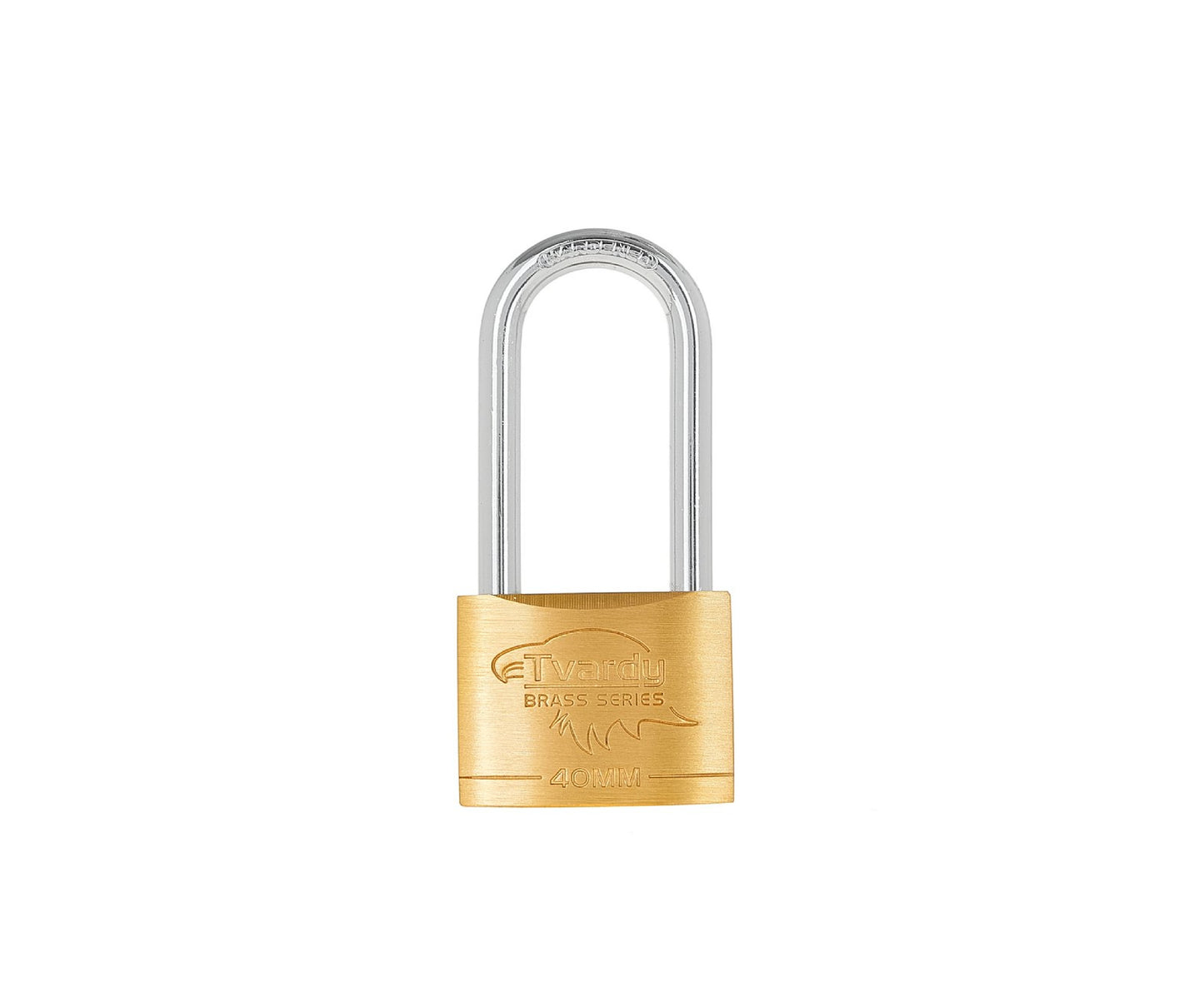 Lacat din alama cu inel lung ranforsat Brass Line, 40 mm, Tvardy T00425