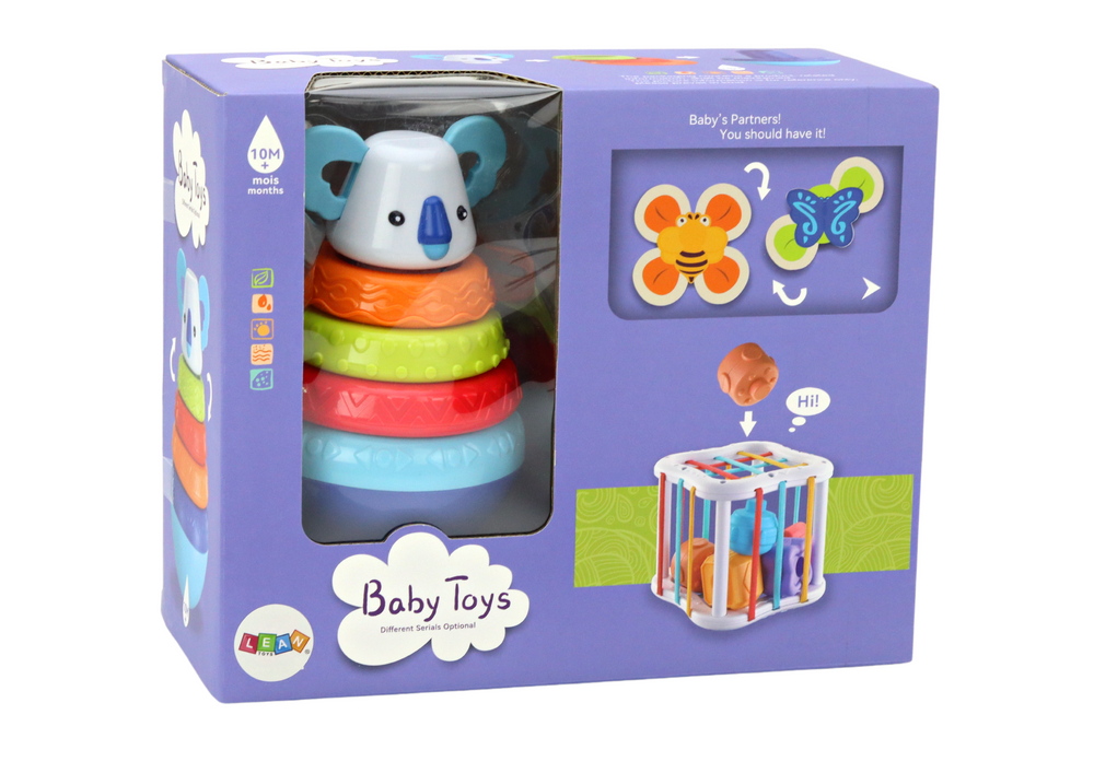 Set jucarii interactive bebelusi, 28 x 23 x 13 cm, multicolor, Lean 17700