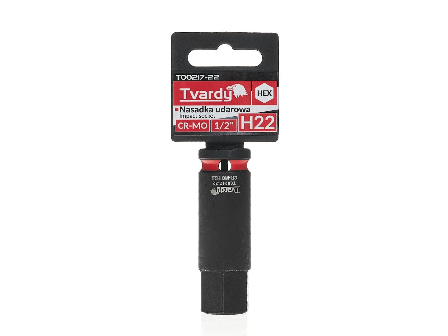 Cheie tubulara de impact HEX 1 / 2", H22, Cr-Mo, Tvardy T00217-22