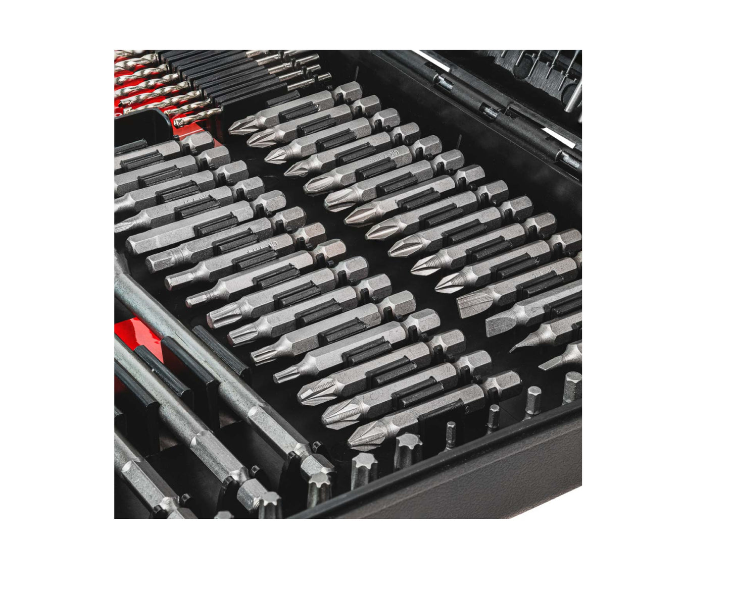 Set burghie, carote si biti, 246 bucati, Raider 150696