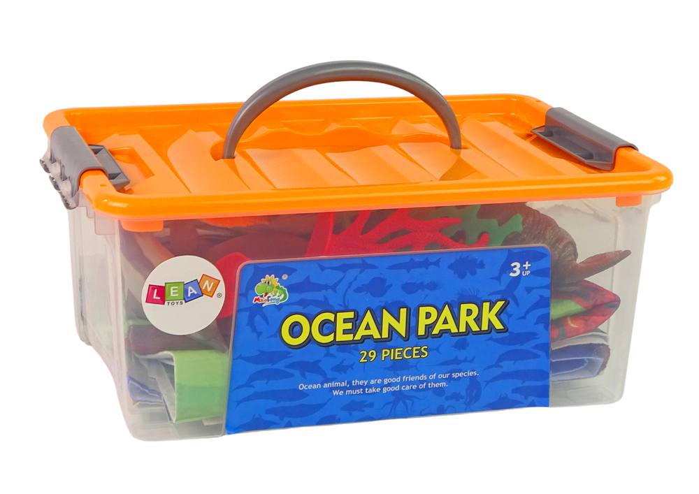 Set figurine marine cu accesorii, multicolor, Lean 13195