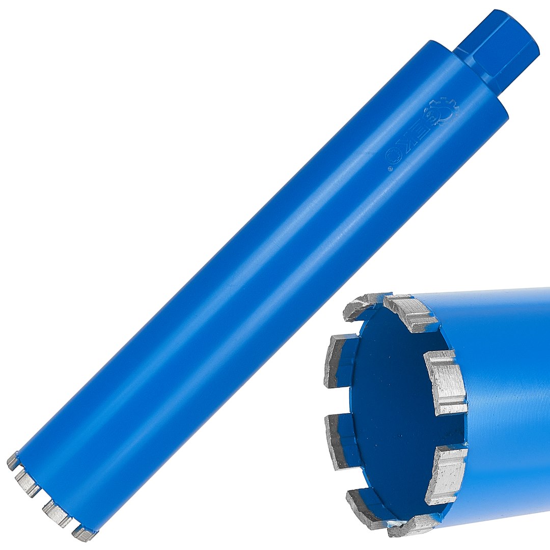 Carota diamantata pentru umed / uscat, 82 x 10 x 450 mm 8T, 1.1 / 4", Geko G65213