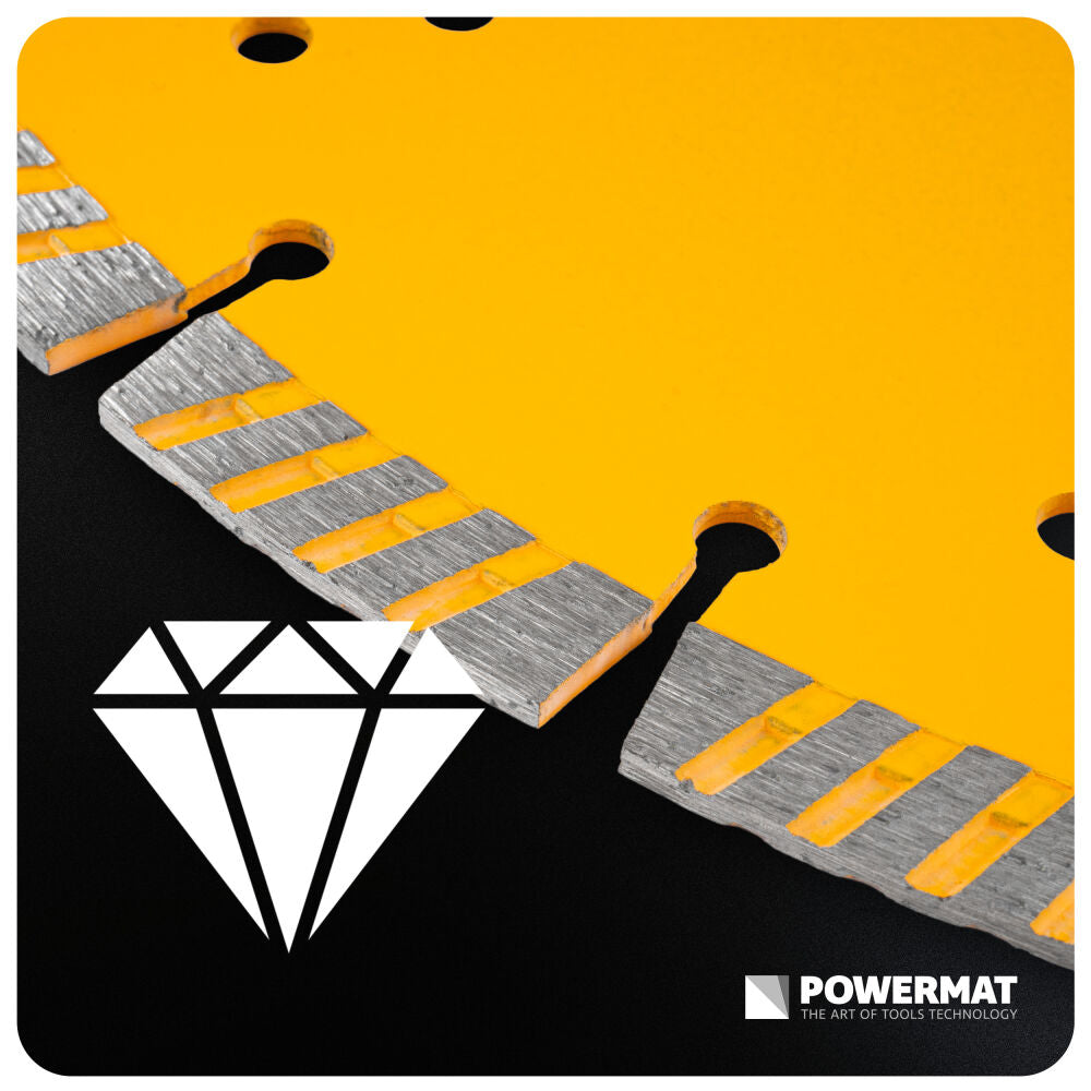 Disc diamantat segmentat PM-TDCS-3502T, 350 mm, Powermat PM1503