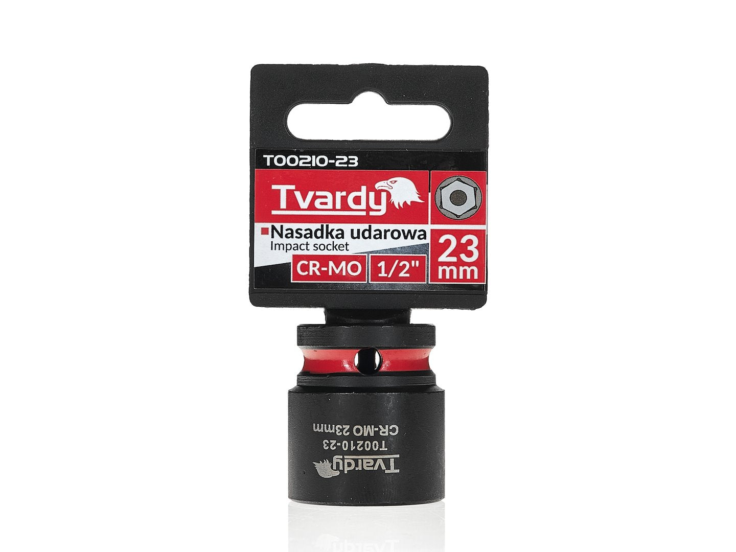 Cheie tubulara de impact in 6 puncte, 1 / 2", 23 mm, Tvardy T00210-23