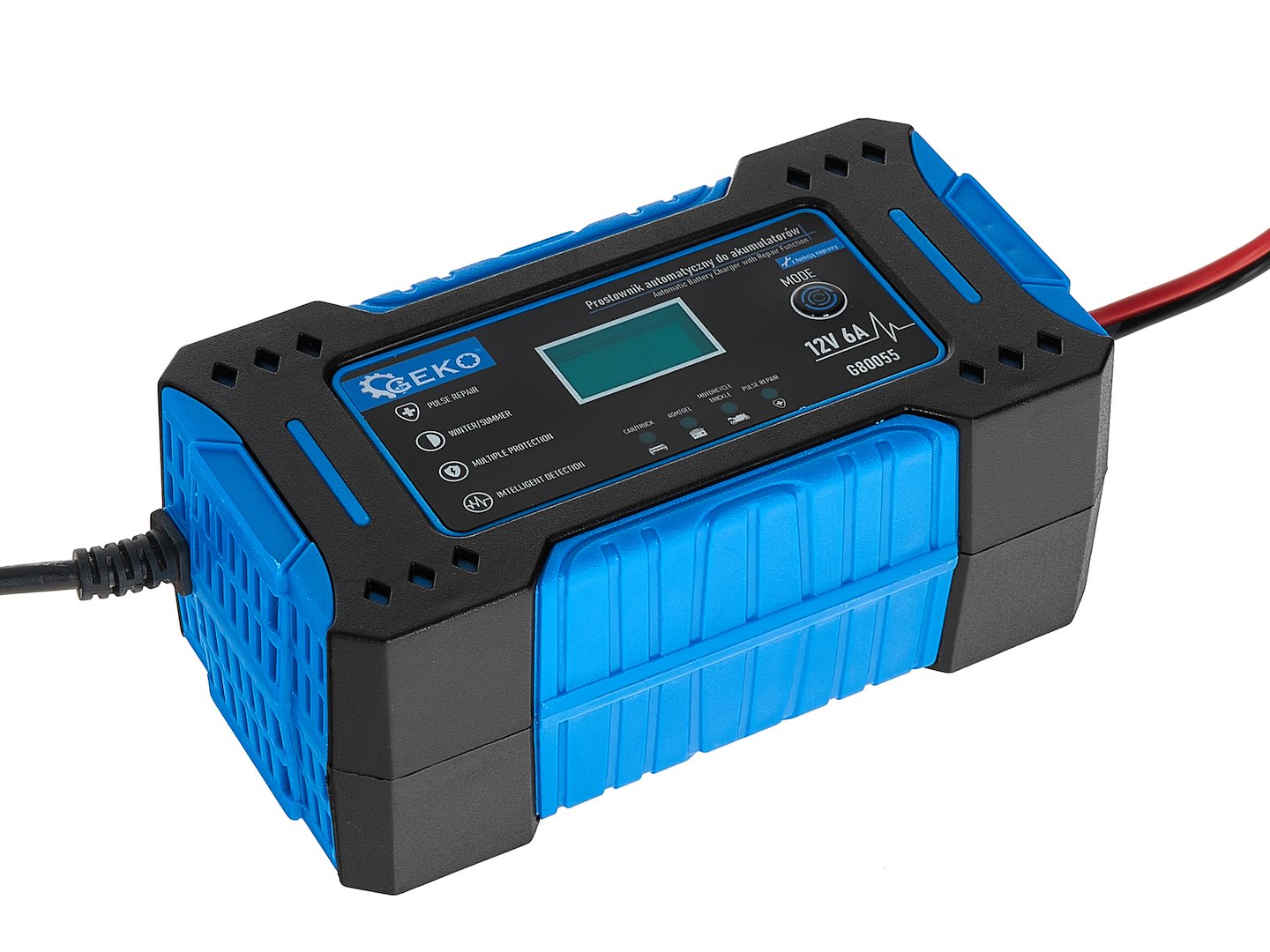 Starter auto multifunctional cu functie de reparare, 12 V, 6 A, Geko G80055