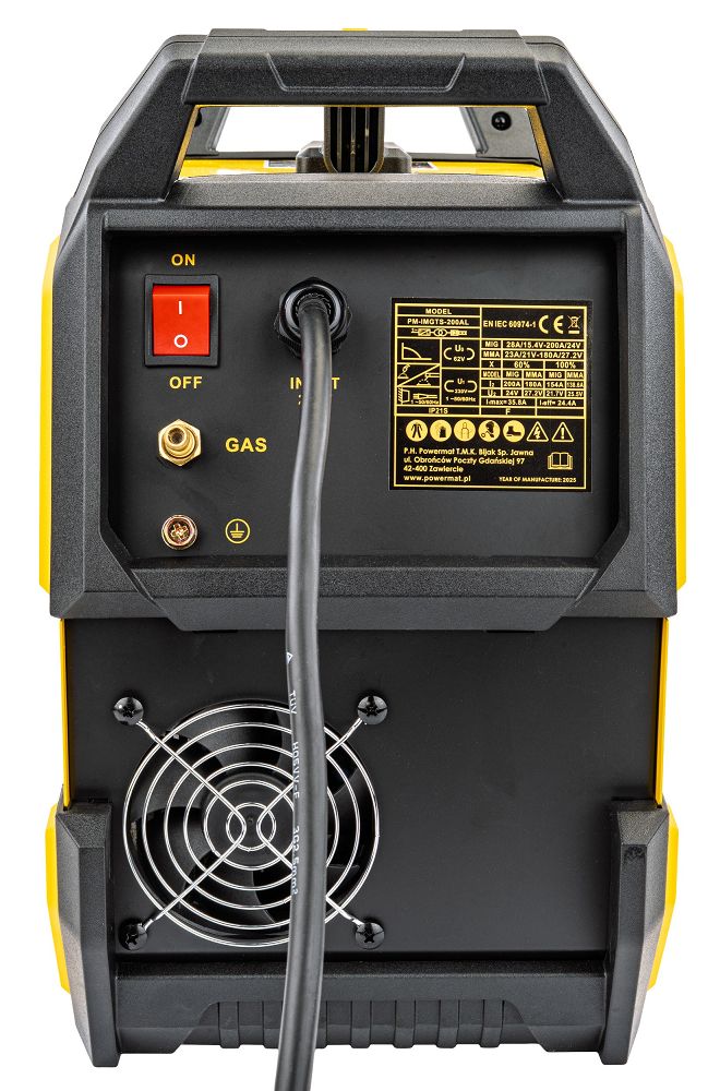 Aparat de sudura tip invertor migomat PM-IMGTS-200AL, 200A, Powermat PM1336