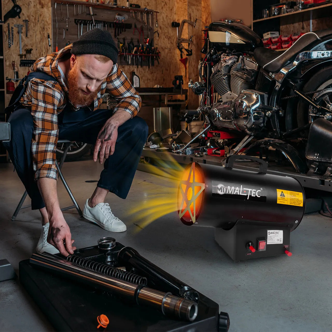 Incalzitor industrial pe gaz GAZ-2500Wt, 25 kW, MalTec 113480