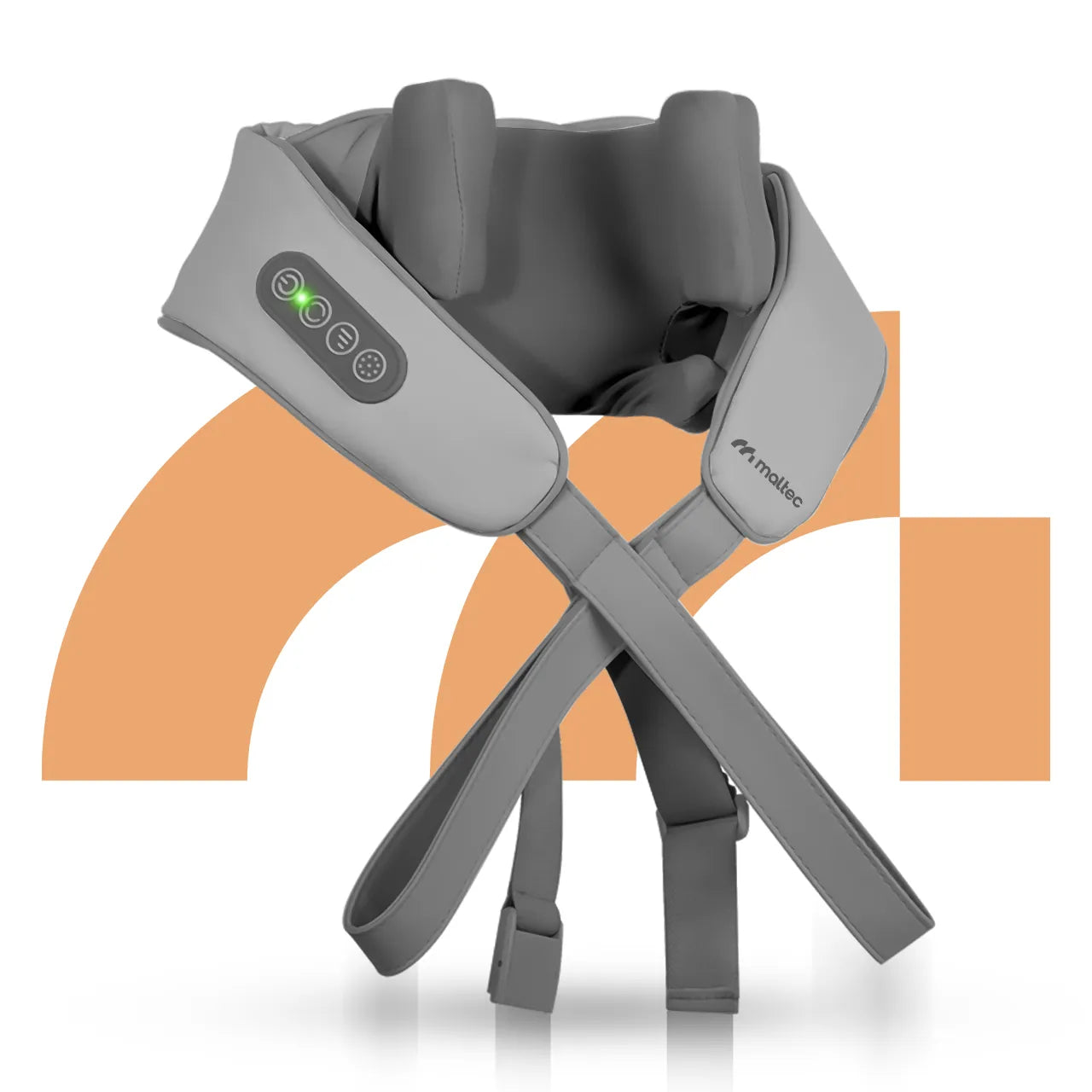 Aparat de masaj Shiatsu cu incalzire pentru gat si umeri PRO-Comfy25W , MalTec 113497