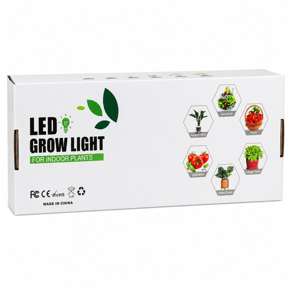 Lampa LED pentru plante cu suport si telecomanda, negru, Lean 29306