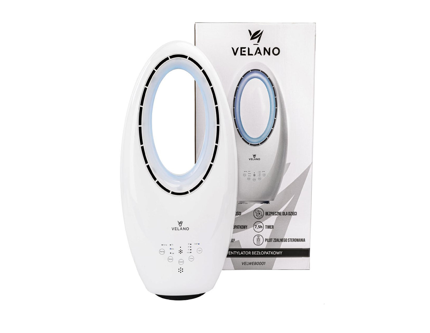 Ventilator cu telecomanda, 60 W, Velano VELWEB0001