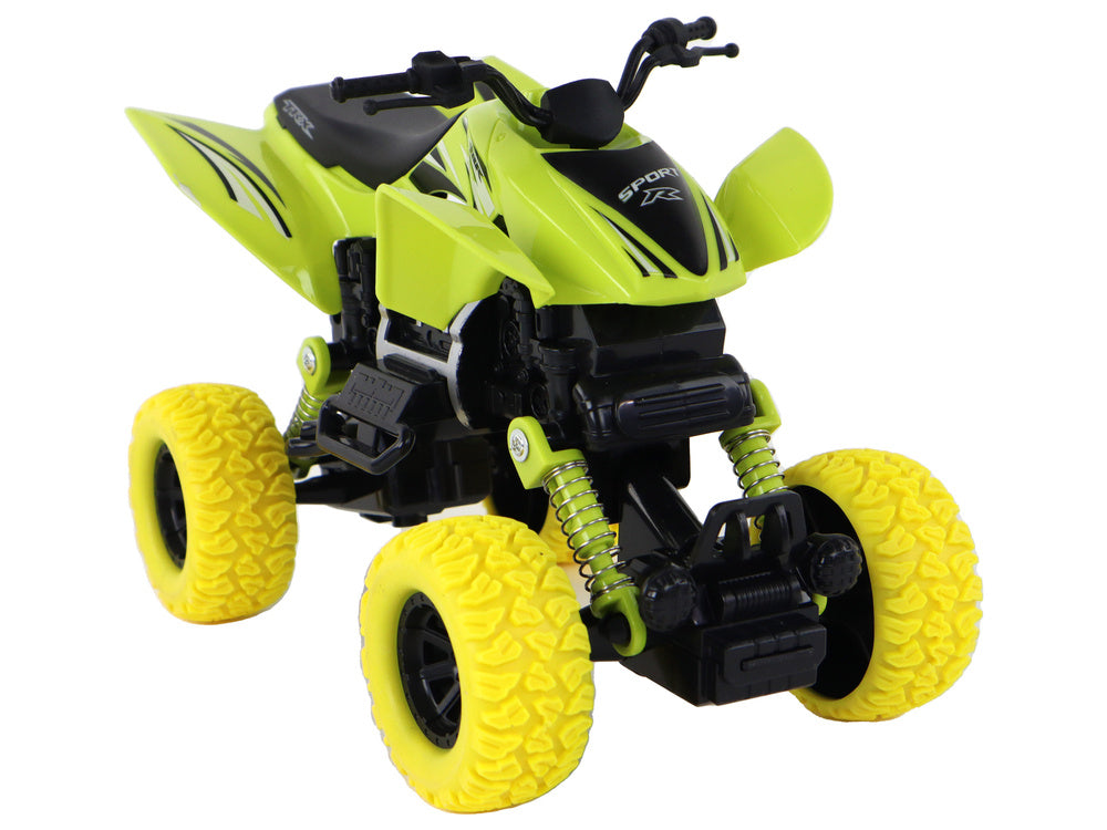 Masinuta Quad XC, verde, 16 x 11 x 10 cm, Lean 16271