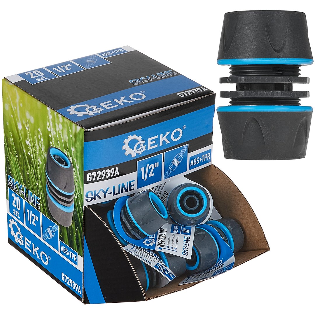 Set conectori reparare furtun Sky-Line 1 / 2", 20 bucati, Geko G72939A