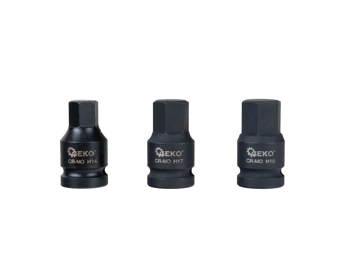 Set chei tubulare de impact in 12 puncte, 1 / 2", Cr-Mo, 8 bucati, Geko G10507