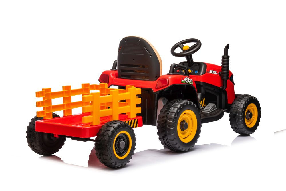 Tractoras electric cu baterie BBH-030, rosu, Lean 19779
