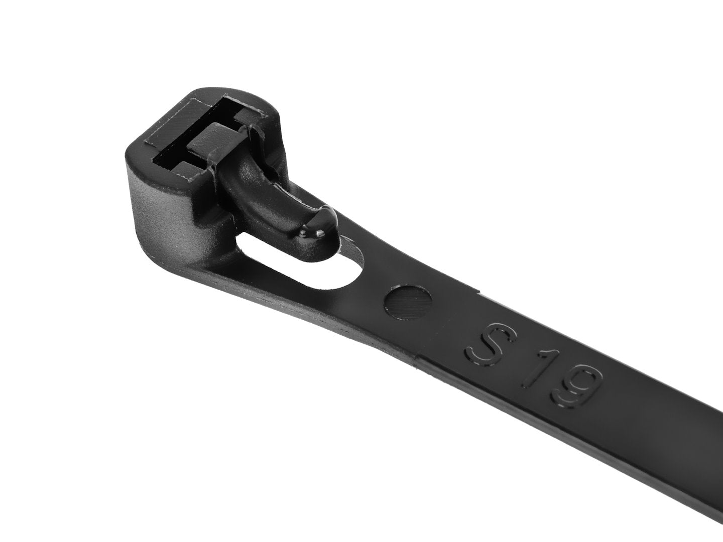 Set legaturi nylon reutilizabile, negru, 7,5x150mm, 100 bucati, Geko G17241