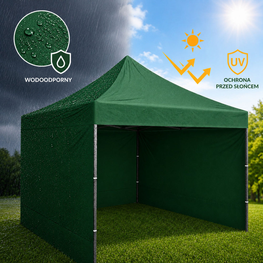 Pavilion de gradina, verde, 3 x 3 m, Lean 29330