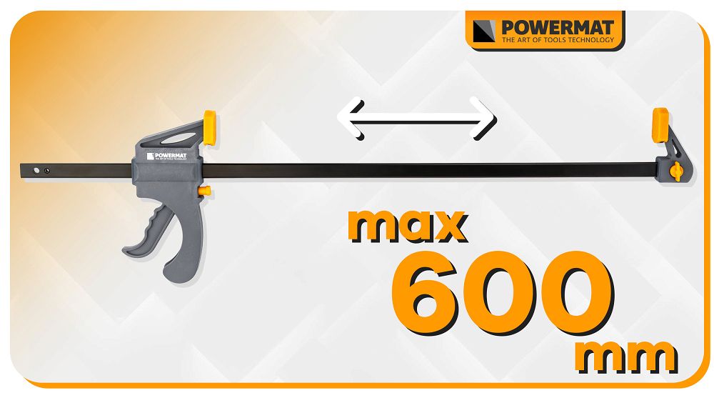 Clema de tamplarie PM-SSD-24T, 600x60mm, Powermat PM1434