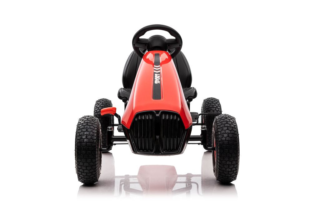 Kart cu pedale G208, rosu, Lean 11908