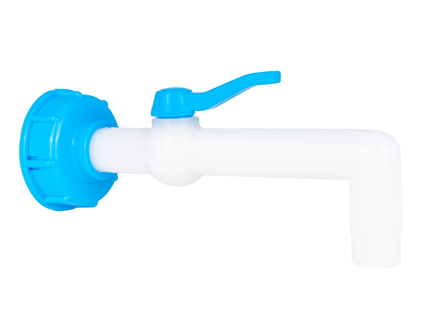 Set robinet IBC S60 x 6 pentru furtun 25 mm 90°, Geko G70205