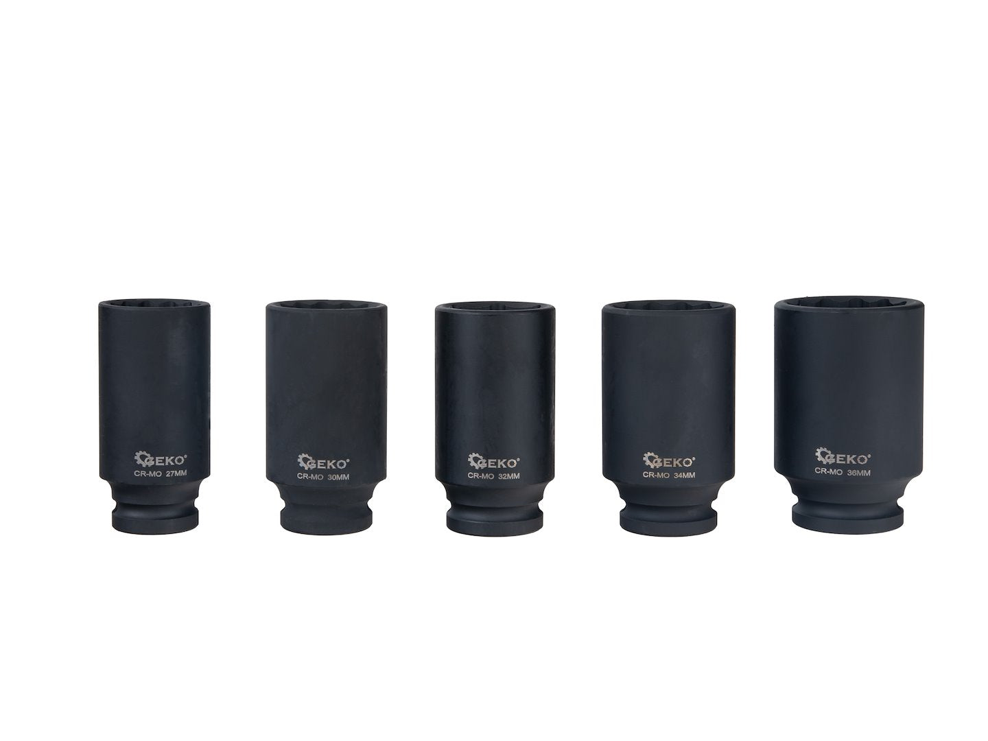 Set chei tubulare de impact in 12 puncte, 1 / 2", Cr-Mo, 8 bucati, Geko G10507
