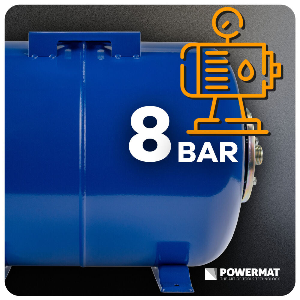 Rezervor hidrofor, 50 l, 1", Powermat PM-HD-50J-ZB