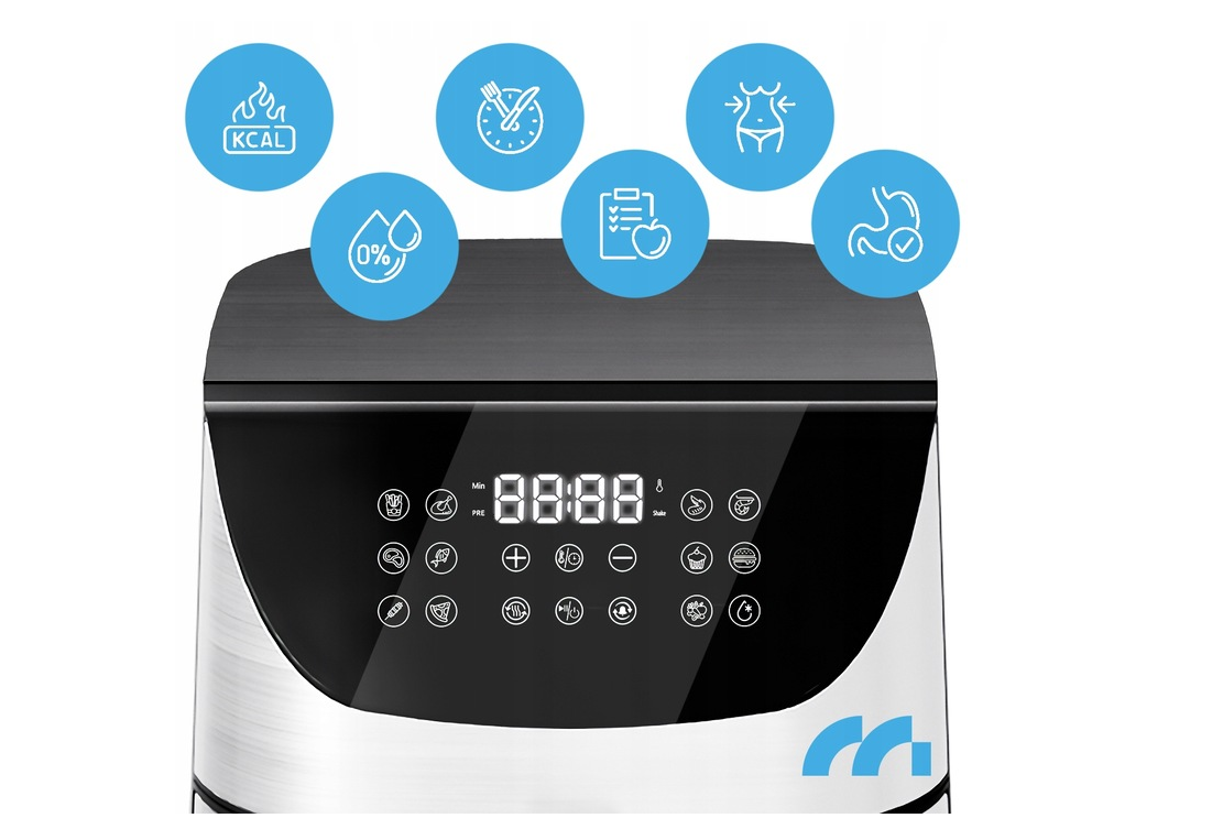 Friteuza cu aer cald 1800 W, capacitate 9 l, MalTec 112096