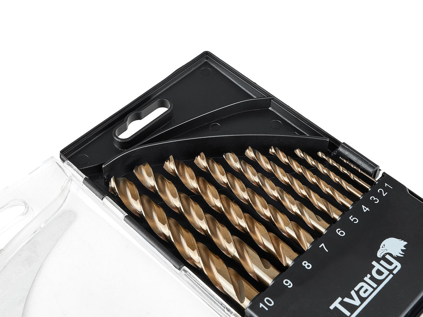 Set burghie pentru metal, 1-10 mm, 10 bucati, Tvardy T03151