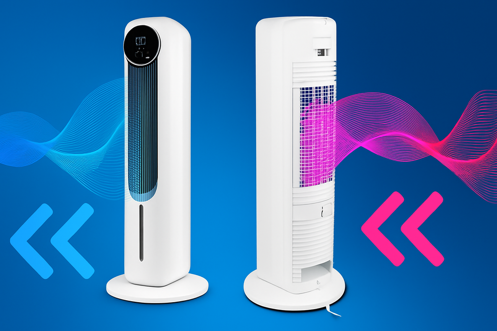 Ventilator tip turn cu apa, ionizare, telecomanda, Lean 26666