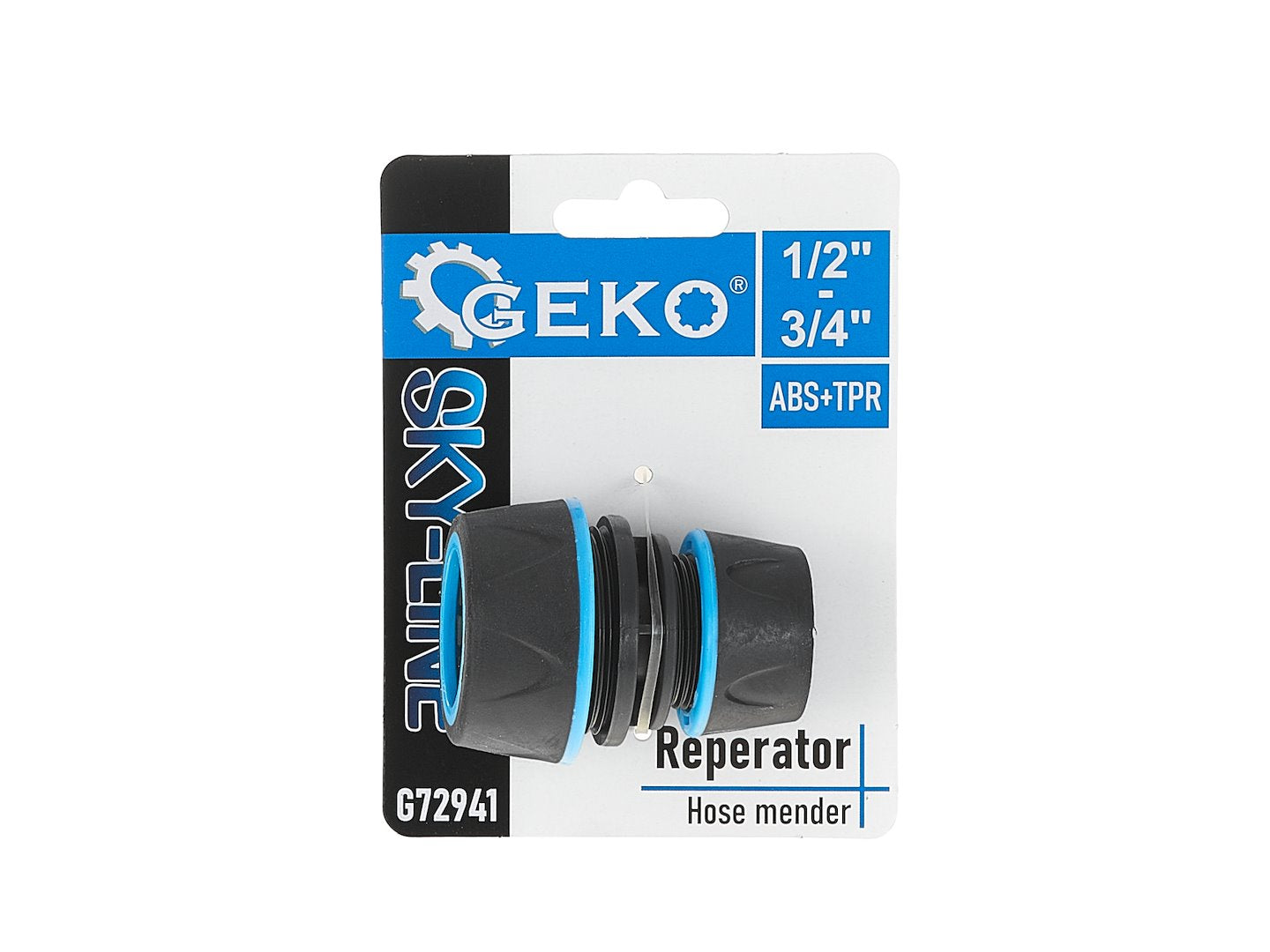 Conector de reparare furtun Sky-Line de la 1 / 2" pana la 3 / 4", Geko G72941