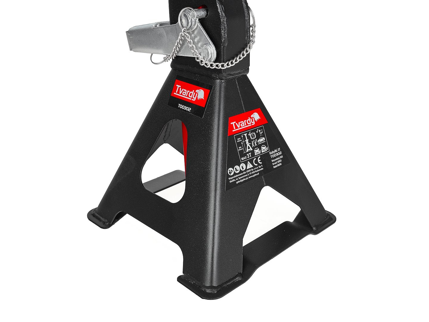 Set 2 capre auto cu mecanism de blocare, 3 T, Tvardy T00302