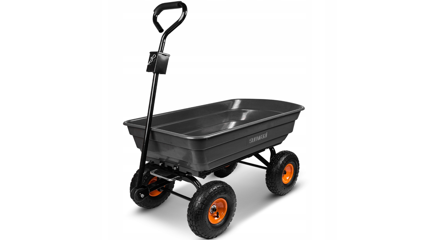 Carucior de gradina Sunwaal, capacitate maxima 300 kg, 75 l, MalTec 112818