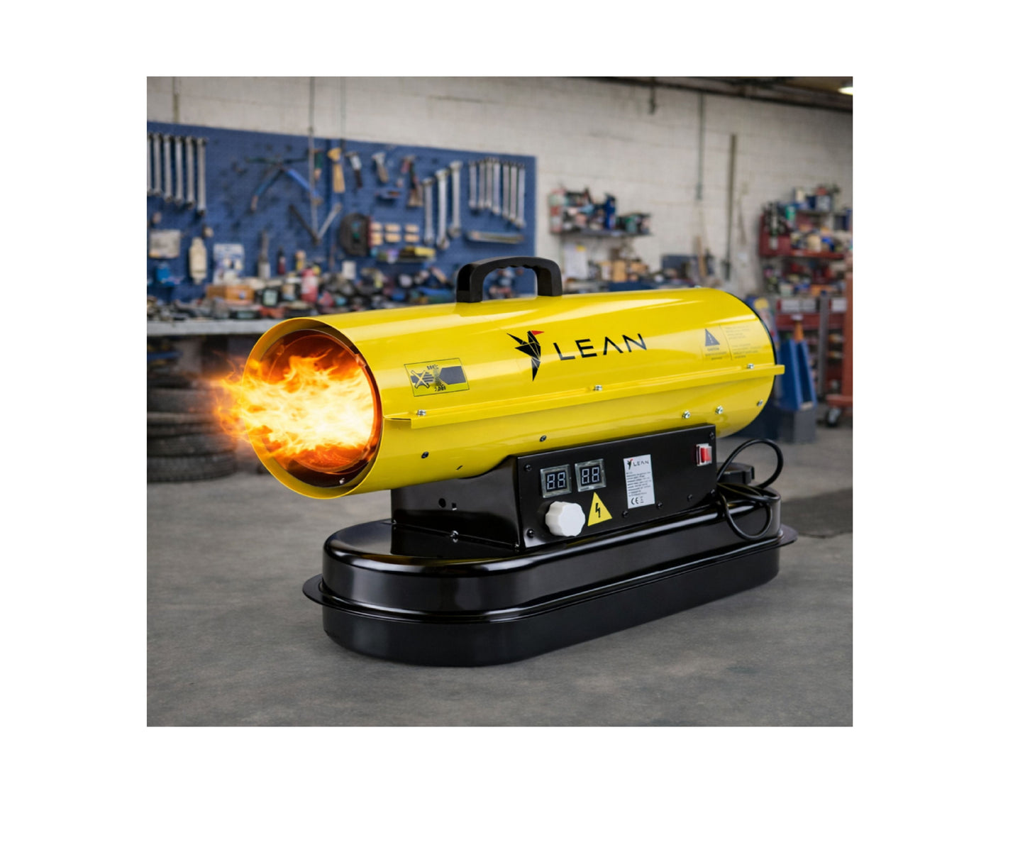 Incalzitor industrial diesel cu afisaj LCD si termostat, 30 kW, Lean 27098