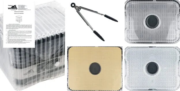 Deshidrator pentru fructe si alimente Wertberg SZ 4.55, 450 W, Harder HD1020