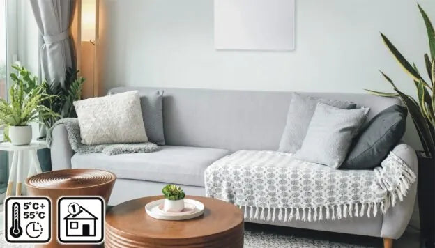 Panou de incalzire cu infrarosu Wertberg IR 5.50, control Wi-Fi si telecomanda, 450 W, Harder HD1019