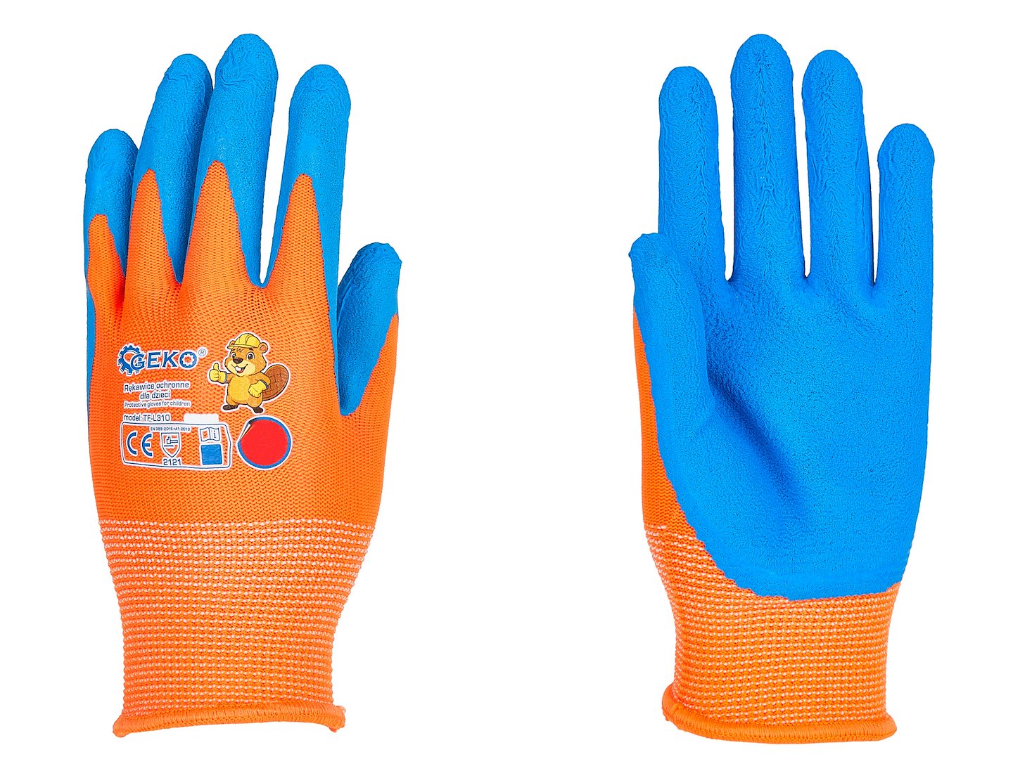 Manusi de protectie pentru copii, marimea 4 (6-9 ani), Geko G75062