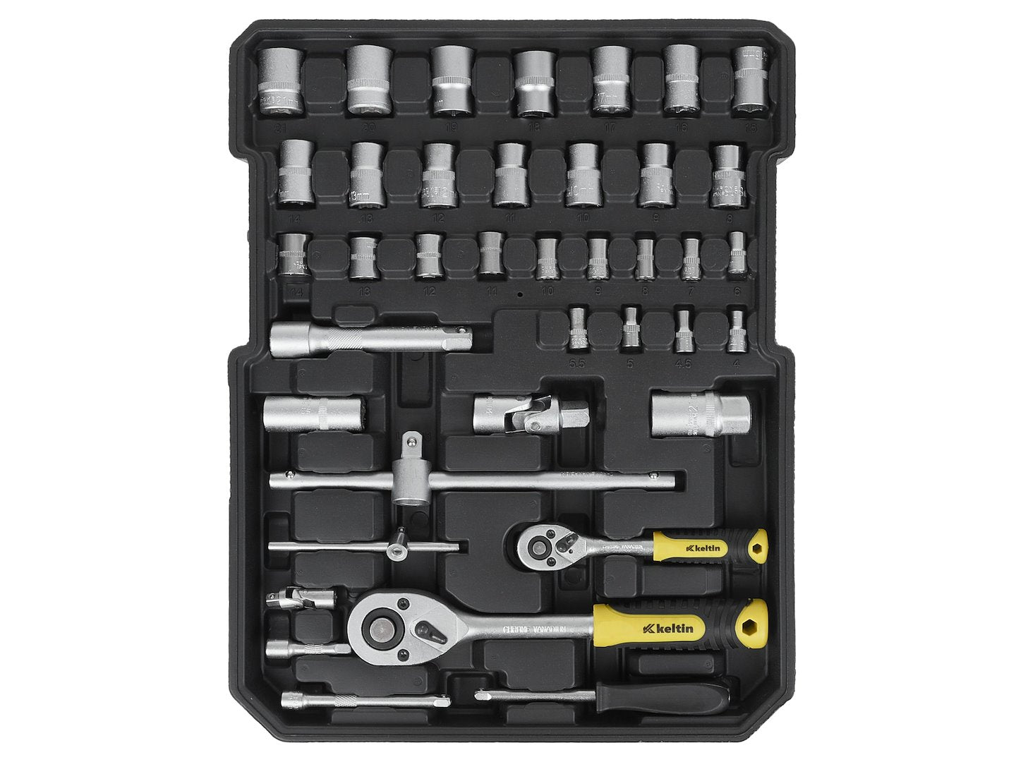 Trusa cu scule, 187 piese, Keltin K00064